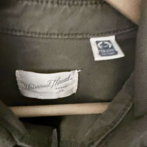 UNIVERSAL THREAD | Romper Utility Style Short Sleeve Army Olive Green | Small - Picture 5 of 8